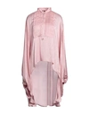 Cavalli Class Woman Shirt Pink Size 14 Polyester