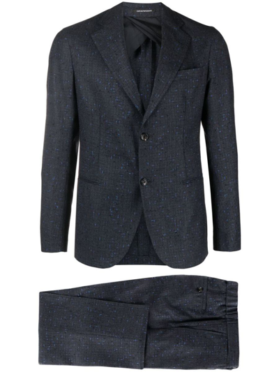 Ea7 Emporio Armani Suit Clothing In Blue