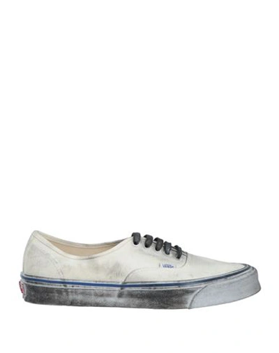 Vans Man Sneakers White Size 9 Textile Fibers