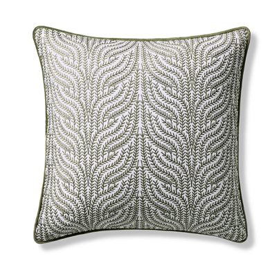 Frontgate Lyla Decorative Pillow Cover In Green