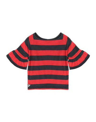 Polo Ralph Lauren Babies'  Toddler Girl T-shirt Red Size 3 Cotton