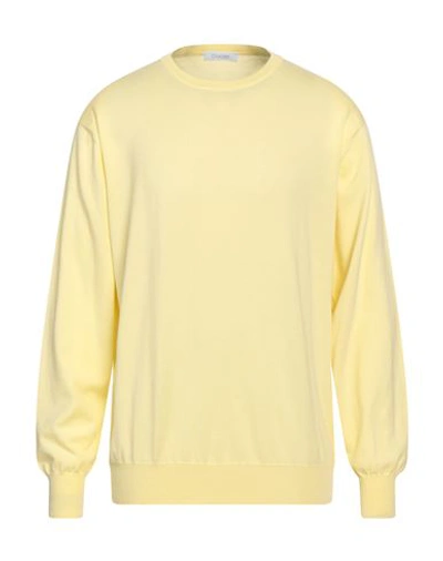 Cruciani Man Sweater Light Yellow Size 44 Cotton