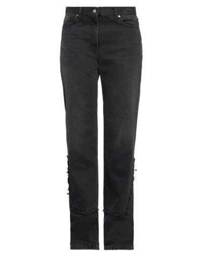 Just Cavalli Woman Denim Pants Black Size 34 Cotton