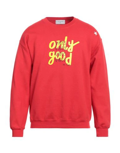 The Editor Man Sweatshirt Red Size Xxl Cotton, Polyester