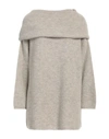 Gentryportofino Woman Sweater Beige Size 6 Alpaca Wool, Mohair Wool, Viscose, Polyamide, Polyester