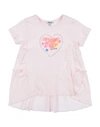 YOURS BY 02TANDEM YOURS BY 02TANDEM TODDLER GIRL T-SHIRT LIGHT PINK SIZE 6 COTTON