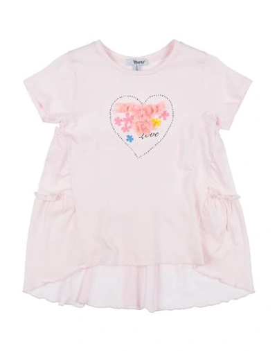 Yours By 02tandem Babies'  Toddler Girl T-shirt Light Pink Size 7 Cotton