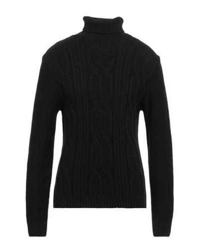 Why Not Brand Man Turtleneck Black Size L Acrylic, Wool