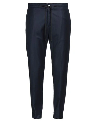 Tombolini Man Pants Navy Blue Size 40 Virgin Wool