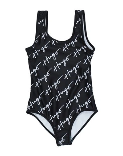 Hugo Babies'  Toddler Girl One-piece Swimsuit Black Size 6 Polyamide, Elastane