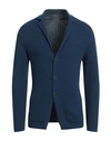 A.testoni A. Testoni Man Suit Jacket Blue Size 36 Cotton