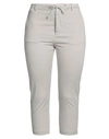 Virna Drò® Virna Drò Woman Pants Light Grey Size 6 Cotton, Elastane