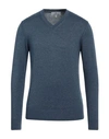 Egon Von Furstenberg Man Sweater Blue Size M Wool, Viscose, Pes - Polyethersulfone