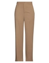 Gentryportofino Woman Pants Camel Size 10 Viscose, Virgin Wool, Elastane In Beige