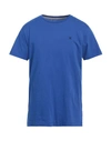 Hackett Man T-shirt Blue Size L Cotton