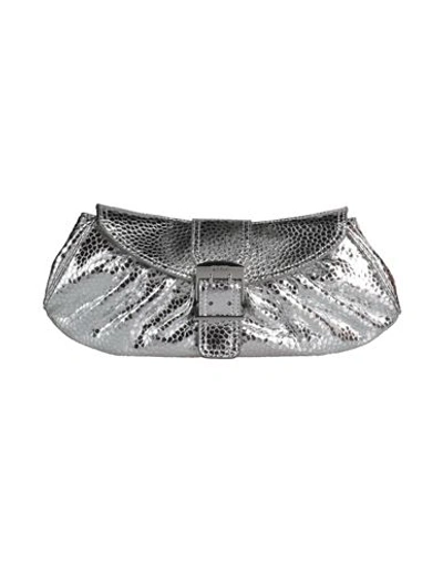 By Far Woman Handbag Silver Size - Goat Skin