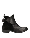 1725.a Woman Ankle Boots Black Size 11 Soft Leather