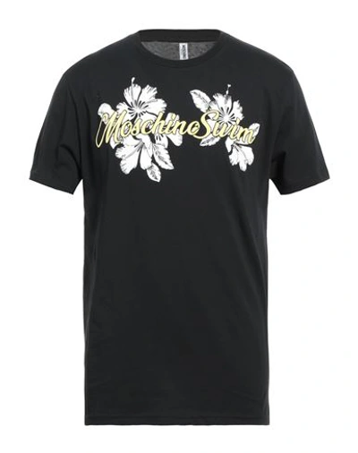 Moschino Man T-shirt Black Size Xxl Cotton