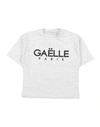 Gaelle Paris Babies' Gaëlle Paris Toddler Girl T-shirt Light Grey Size 6 Cotton, Elastane