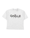 Gaelle Paris Gaëlle Paris Toddler Girl T-shirt Light Grey Size 4 Cotton, Elastane In Grey