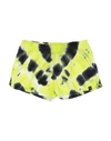 Finger In The Nose Toddler Girl Shorts & Bermuda Shorts Lime Green Size 6 Cotton In Green