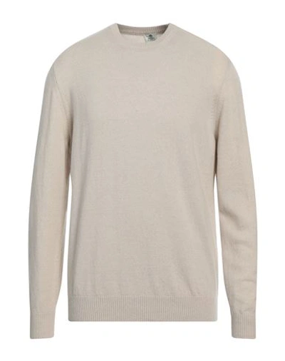 Luigi Borrelli Napoli Man Sweater Beige Size 44 Virgin Wool, Cashmere