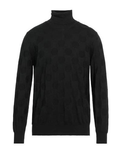 +39 Masq Man Turtleneck Black Size 44 Merino Wool