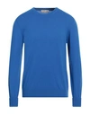 Ballantyne Of Peebles Man Sweater Blue Size 40 Cashmere