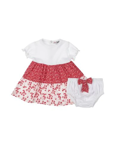 Yours By 02tandem Newborn Girl Baby Dress Red Size 0 Cotton