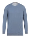 Cruciani Man Sweater Light Blue Size 44 Cotton