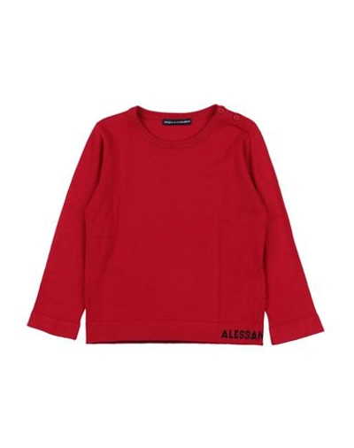 Daniele Alessandrini Babies'  Toddler Boy Sweater Red Size 4 Viscose, Nylon
