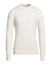 Lucques Man Sweater Ivory Size 36 Polyamide, Viscose, Wool, Cashmere In White
