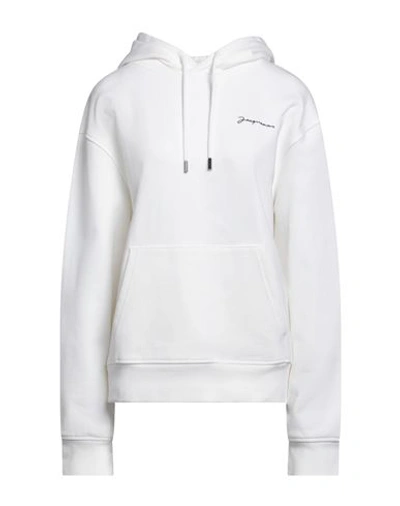Jacquemus Le Sweatshirt Brode In White
