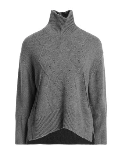 Zadig & Voltaire Woman Turtleneck Grey Size Xs Cashmere, Wool