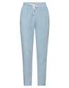 Daniele Fiesoli Woman Pants Light Blue Size 1 Polyester, Viscose