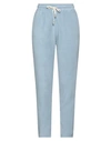 Daniele Fiesoli Woman Pants Light Blue Size 1 Polyester, Viscose In Blue