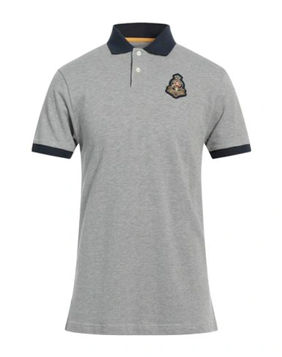 Hackett Man Polo Shirt Grey Size 3xl Cotton