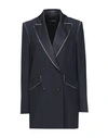 Patrizia Pepe Sera Woman Blazer Midnight Blue Size 8 Viscose, Polyester