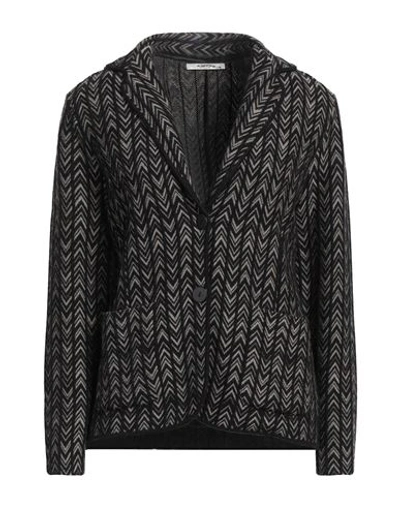 Kangra Woman Blazer Black Size 12 Merino Wool, Cashmere