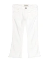 Roy Rogers Roÿ Roger's Toddler Girl Jeans White Size 6 Cotton, Lyocell, Elastane In White