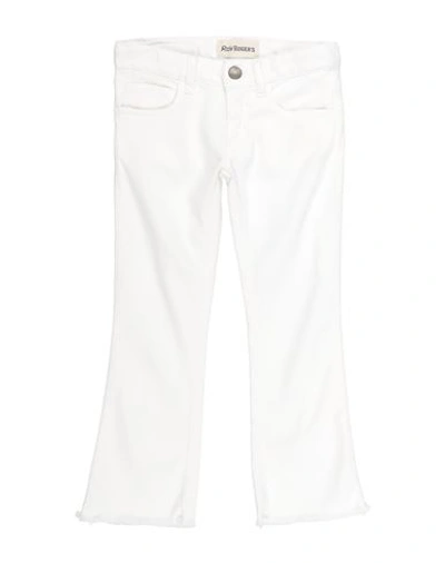 Roy Rogers Babies' Roÿ Roger's Toddler Girl Jeans White Size 6 Cotton, Lyocell, Elastane