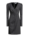 Frase Francesca Severi Woman Midi Dress Grey Size 6 Polyester, Wool, Viscose, Elastane, Polyamide