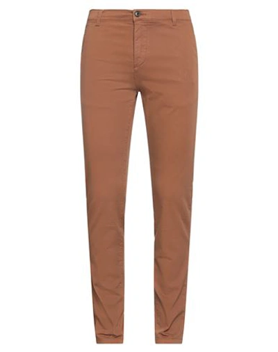 Zadig & Voltaire Man Pants Brown Size 26 Cotton, Elastane In Brown