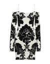 Just Cavalli Woman Mini Dress White Size S Viscose, Cotton, Polyester In White