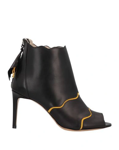 Alexandra Voltan Woman Ankle Boots Black Size 9 Soft Leather