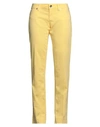 Jacob Cohёn Woman Pants Yellow Size 32 Cotton, Elastane