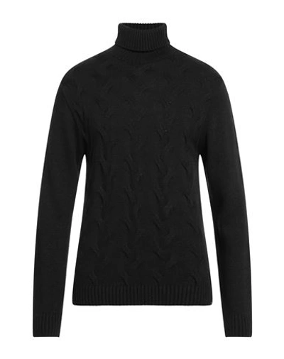 Why Not Brand Man Turtleneck Black Size L Acrylic, Wool