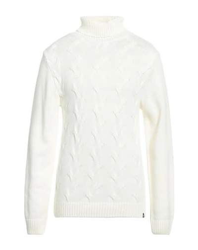 WHY NOT BRAND WHY NOT BRAND MAN TURTLENECK WHITE SIZE XXL ACRYLIC, WOOL