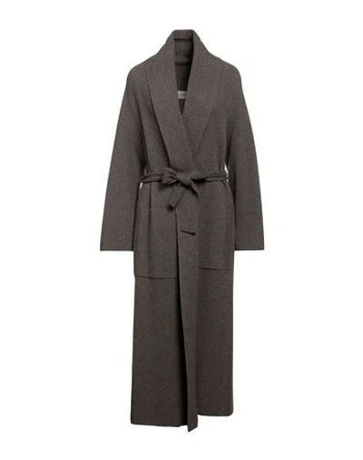 Gentryportofino Woman Cardigan Dove Grey Size 8 Cashmere In Grey