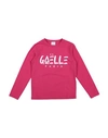 Gaelle Paris Gaëlle Paris Toddler Girl T-shirt Fuchsia Size 4 Cotton, Elastane In Pink